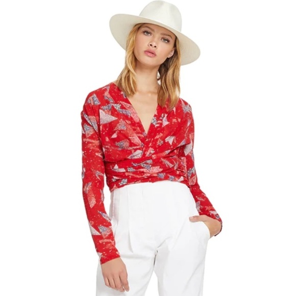 IRO long-sleeved silk Gabota top 17583 - Picture 1 of 11